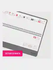 Ежедневник датированный 2025 Brauberg, планинг, планер настольный, 305х140 мм, под кожу