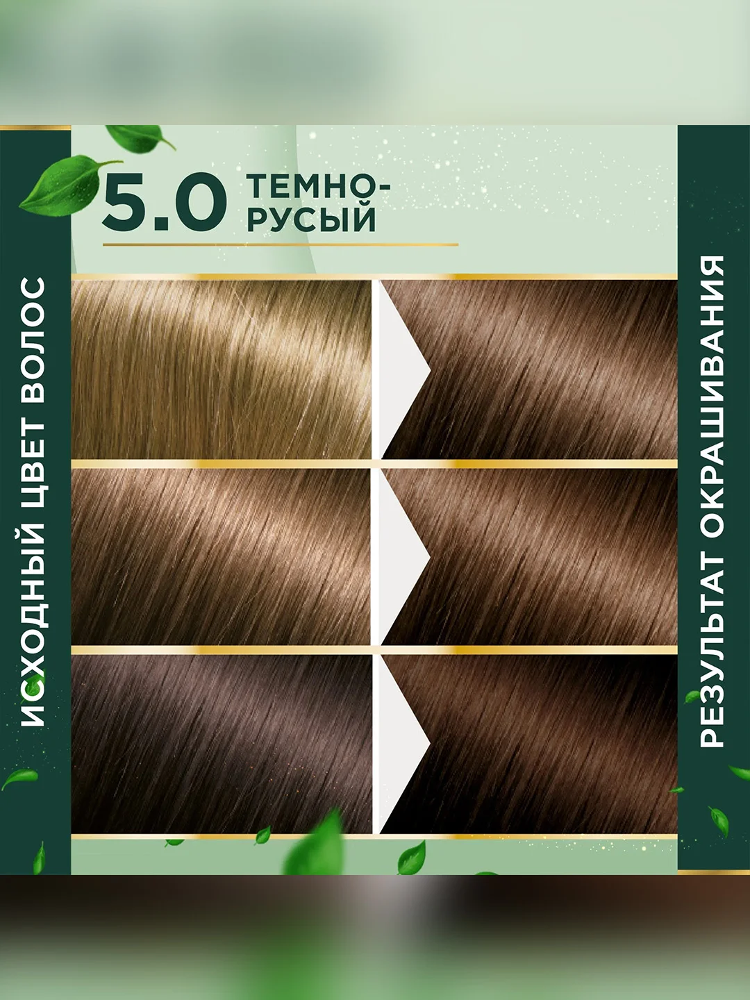 Cтойкая крем-краска для волос Fito color, тон 5.0, темно-русый, 115 мл