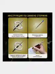 Ручка подарочная шариковая BRAUBERG Ottava, СИНЯЯ, корпус серебристый с синим,линия 0,5мм