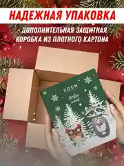 Подарочный набор, крем для рук + жидкое мыло для рук, EDEN Winter mood GREEN