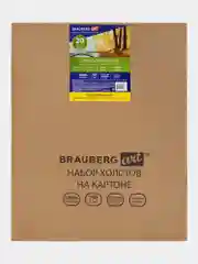 Холст на картоне Brauberg Art Classic, грунт, хлопок, 280 г м2, 20 штук