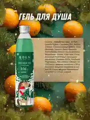 Подарочный набор крем для рук + жидкое мыло для рук + гель для душа EDEN Winter mood GREEN