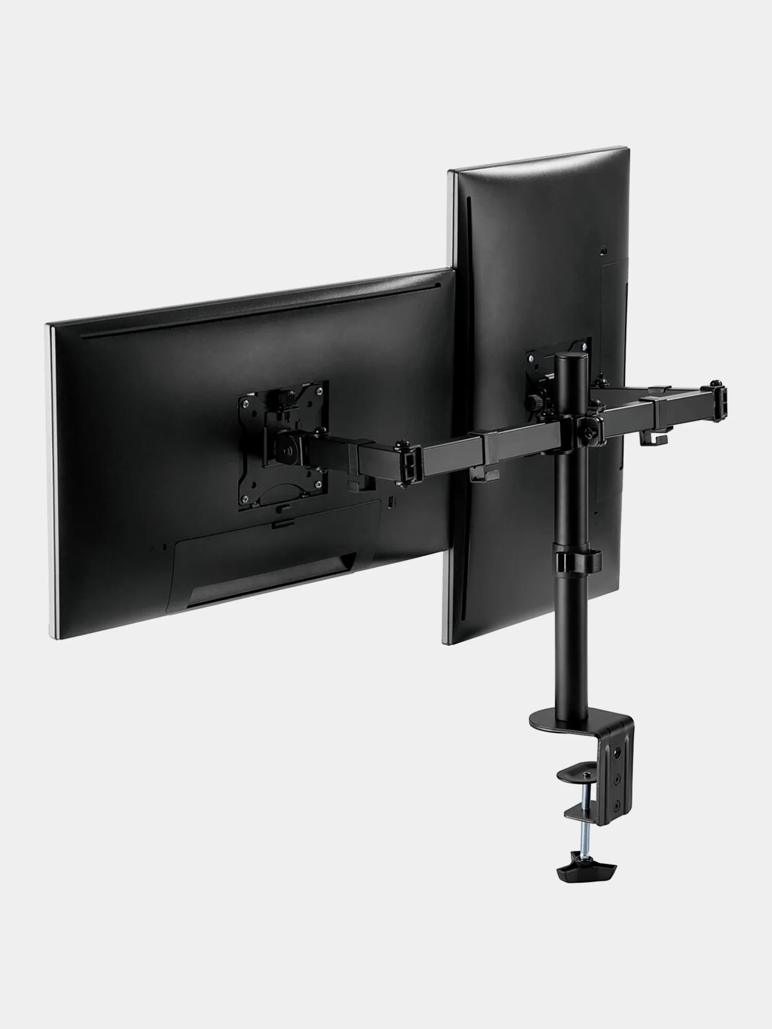 Кронштейн для двух мониторов настольный, 17"-32", до 16 кг, Sonnen, 455943