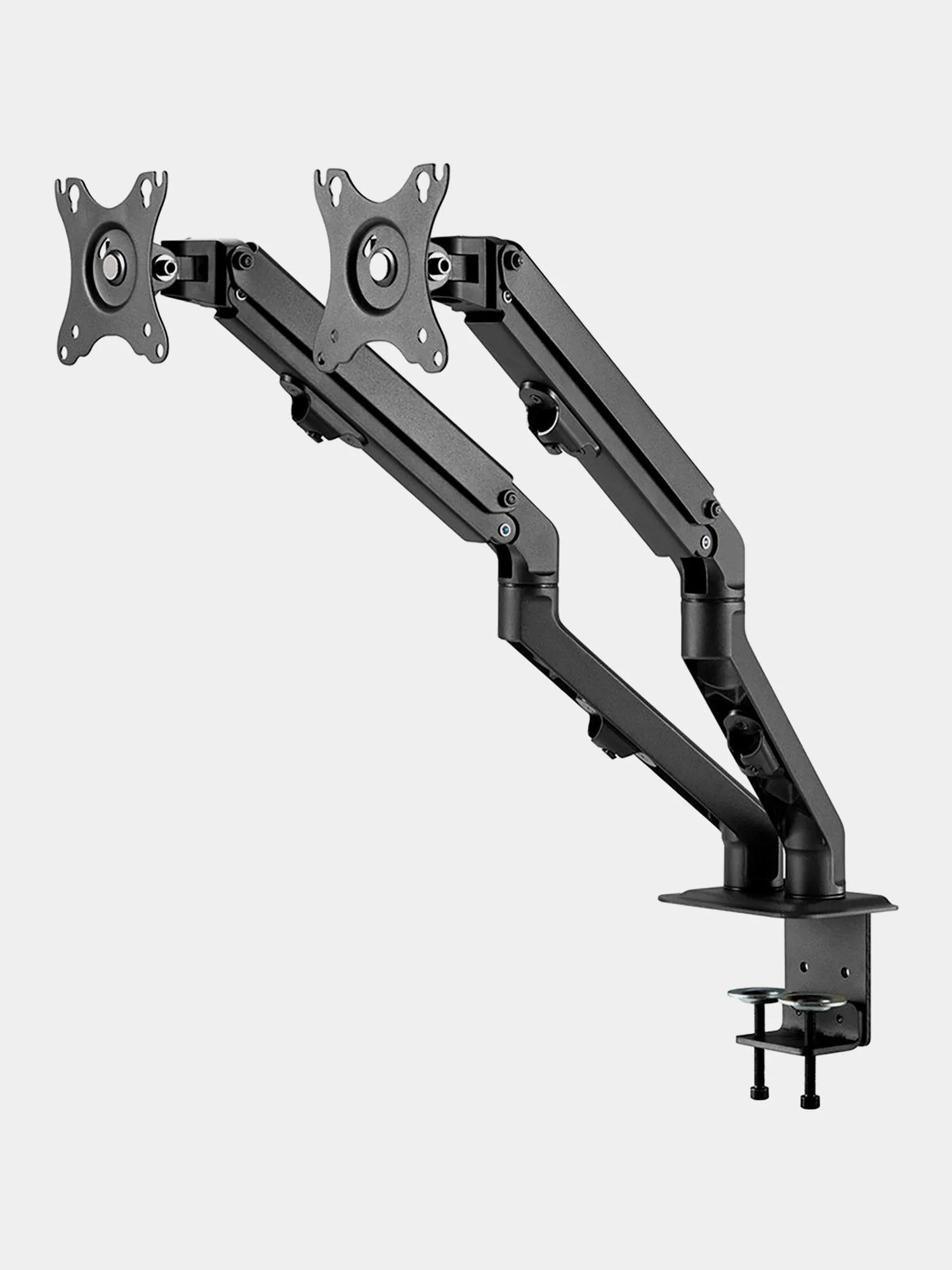 Кронштейн для двух мониторов настольный, 17"-27", до 14 кг, Sonnen, 455945