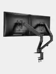 Кронштейн для двух мониторов настольный, 17"-27", до 14 кг, Sonnen, 455945