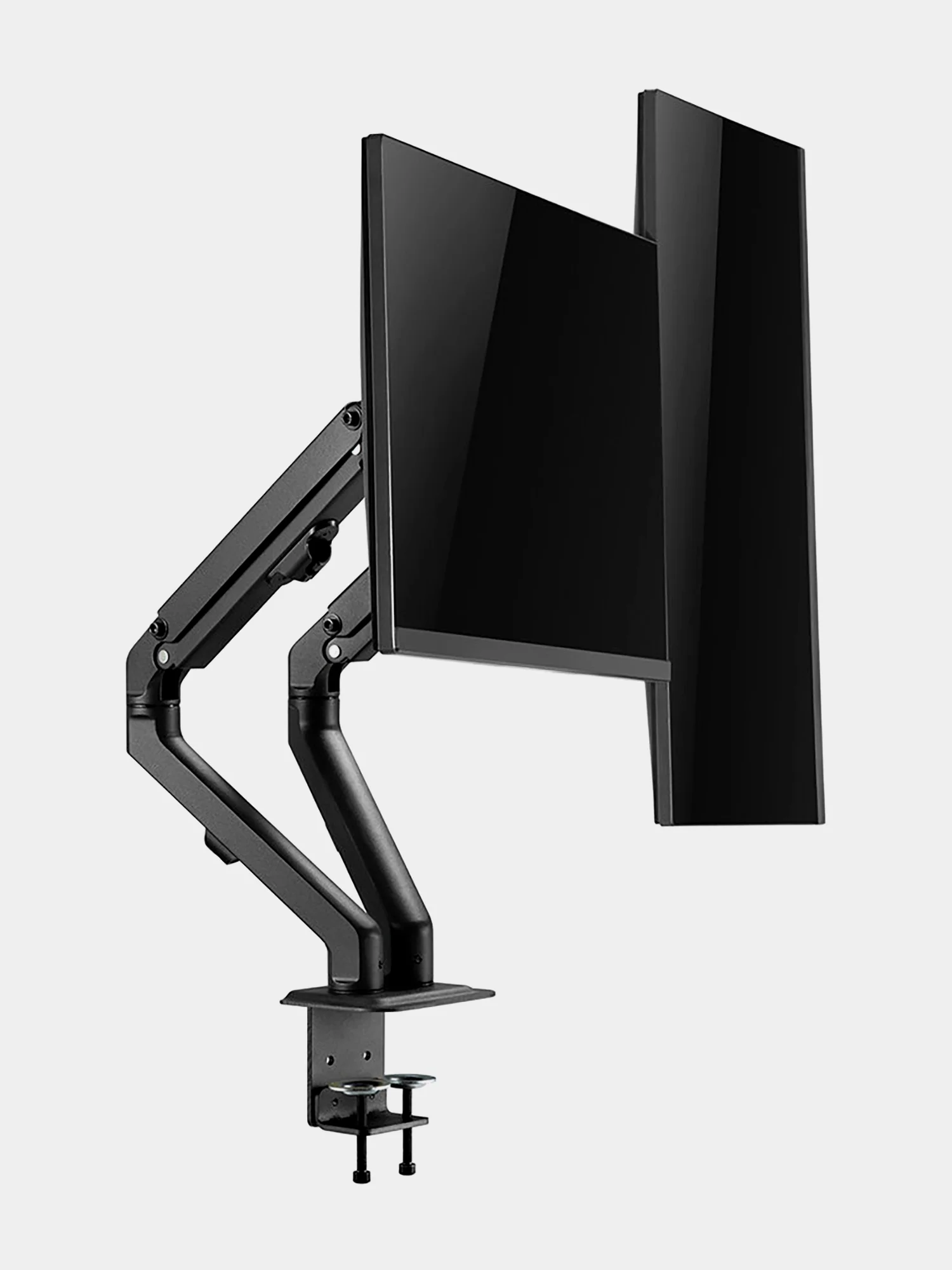 Кронштейн для двух мониторов настольный, 17"-27", до 14 кг, Sonnen, 455945