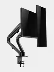 Кронштейн для двух мониторов настольный, 17"-27", до 14 кг, Sonnen, 455945