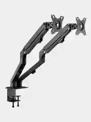 Кронштейн для двух мониторов настольный, 17"-27", до 14 кг, Sonnen, 455945