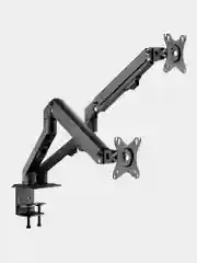 Кронштейн для двух мониторов настольный, 17"-27", до 14 кг, Sonnen, 455945