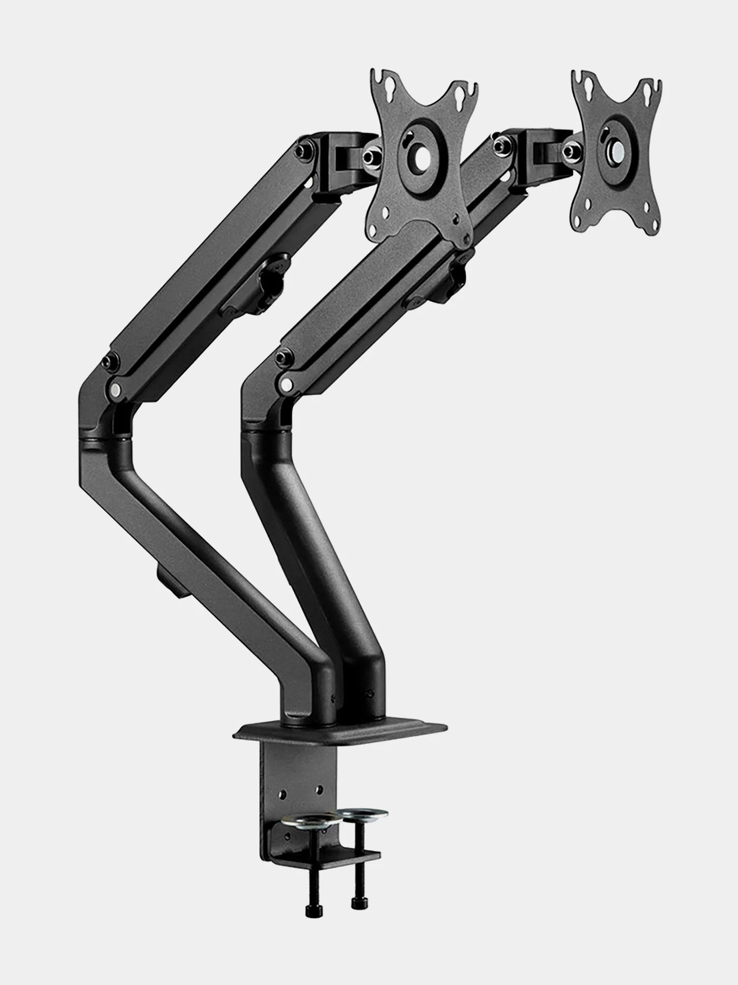 Кронштейн для двух мониторов настольный, 17"-27", до 14 кг, Sonnen, 455945