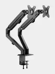 Кронштейн для двух мониторов настольный, 17"-27", до 14 кг, Sonnen, 455945