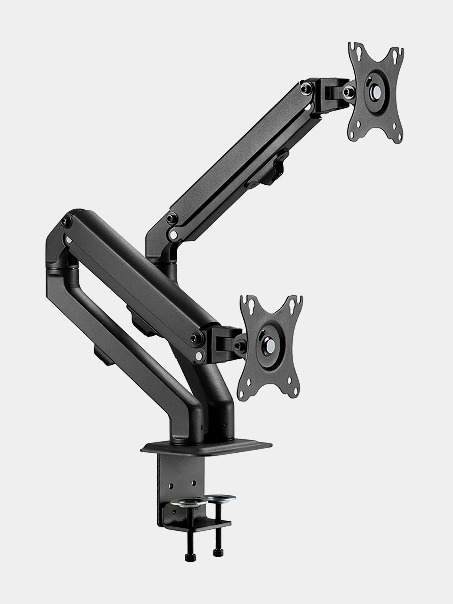Кронштейн для двух мониторов настольный, 17"-27", до 14 кг, Sonnen, 455945