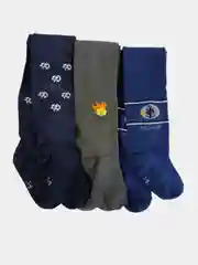 Серый меланж колготки детские для мальчика, комплект 3 шт