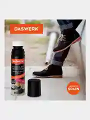 Краска крем для обуви и сумок, для замши и нубука, 75 мл, губка, Daswerk, черная, 607624