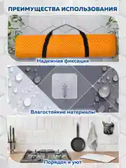 Крючки для ванной Laima Home, самоклеящиеся, сталь ПВХ, 6 х 6 см, 10 штук