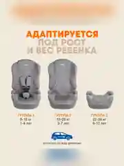 Автокресло детское Zlatek ZL513 Basic, от 9 до 36 кг, бордо