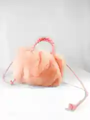 Розовый сумочка женская меховая, сумка женская через плечо маленькая