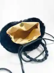 Черный сумочка женская меховая, сумка женская через плечо маленькая