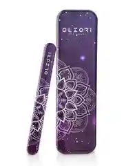 Серебряный набор пилочек  для педикюра пяток и маникюра ногтей OLZORI VirGo Universe