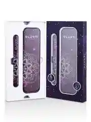 Серебряный набор пилочек  для педикюра пяток и маникюра ногтей OLZORI VirGo Universe