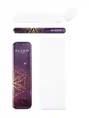 Золотой набор пилочек  для педикюра пяток и маникюра ногтей OLZORI VirGo Universe