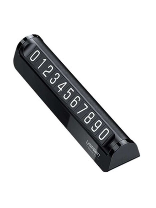 Автовизитка Ugreen LP178 (60326) Car Temporary Parking Card (Dual Numbers) - Black