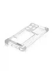 Лавандовый чехол для Samsung Galaxy S24 Ultra противоударный ROSCO силиконовый с карманом для карт