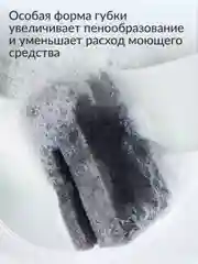 Губка для мытья посуды Jundo Black Cube Profi 5 штук