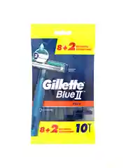 Одноразовые Мужские Бритвы Gillette Blue2 Plus, с 2 лезвиями, 10 штук