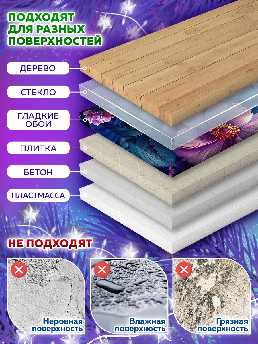 Крючки для гирлянд и проводов самоклеящиеся 1,5х1,5см, 36 штук, Laima Home, 608796