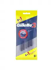 Одноразовые мужские бритвы Gillette2, с 2 лезвиями, фиксированная головка, 5 штук