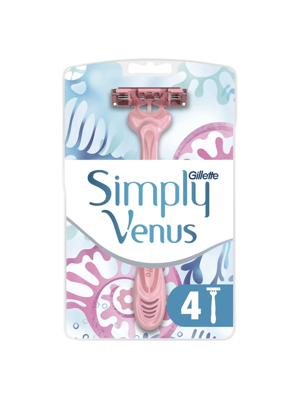 Одноразовая женская бритва Gillette Venus 3, 4 штуки