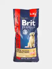 BRIT PREMIUM, Сухой корм с курицей для взрослых собак "Dog Adult Large and Giant", 15кг
