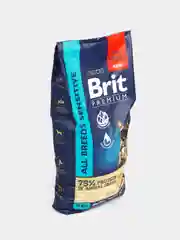 BRIT PREMIUM, Сухой корм с лососем и индейкой для собак "Dog Sensitive", 15 кг