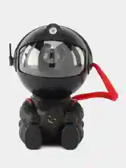Черный ночник Звездное небо, лазерный проектор, "Космонавт", LED, звездное небо, 8 режимов