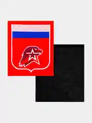 Нашивка шеврон на одежду Юнармия, на липучке