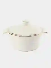 Салатник круглый Lenardi, с крышкой, фарфор, d=16 см 142-145