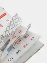 Бордовый перекидной настенный календарь на скрепке на 2025 год. 70 видов