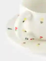 Чайная пара из керамики, набор блюдце и чашка, кружка ручной работы, 300 мл