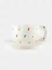 Чайная пара из керамики, набор блюдце и чашка, кружка ручной работы, 300 мл