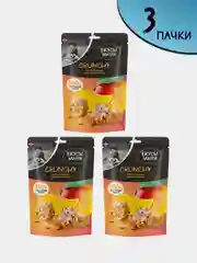 Батончики Вкусы мира CRUNCHY Манго-орехи-семечки, 3 упаковки по 50г