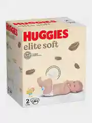 Подгузники Huggies Elite Soft, для новорожденных, 4-6 кг, 2 размер, 164 штуки