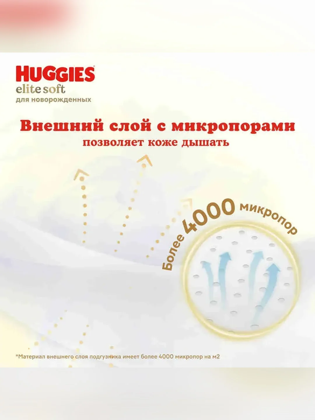 Подгузники Huggies Elite Soft, для новорожденных, 3-5 кг, 1 размер, 20 штук