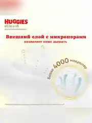 Подгузники Huggies Elite Soft, для новорожденных, 3-5 кг, 1 размер, 20 штук