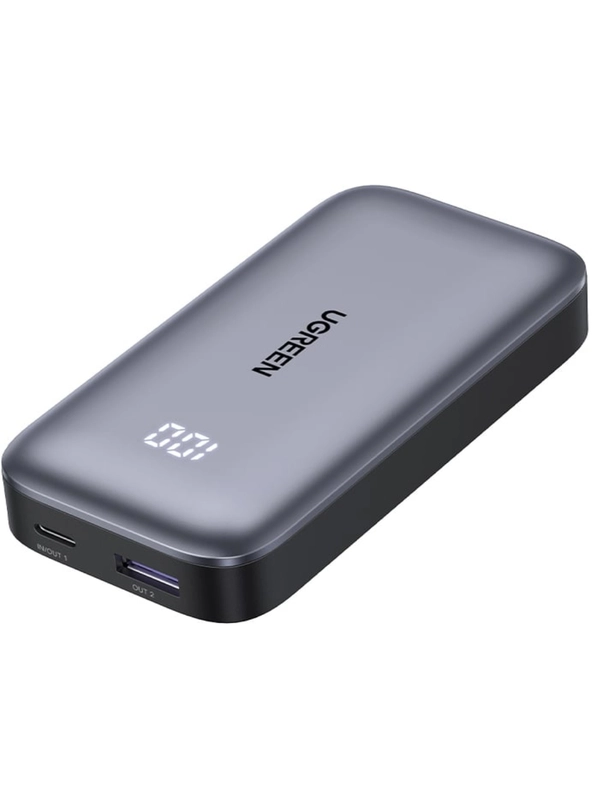 Внешний аккумулятор Ugreen PB502 (25185) 10000mAh MiniQuick Charging Grey