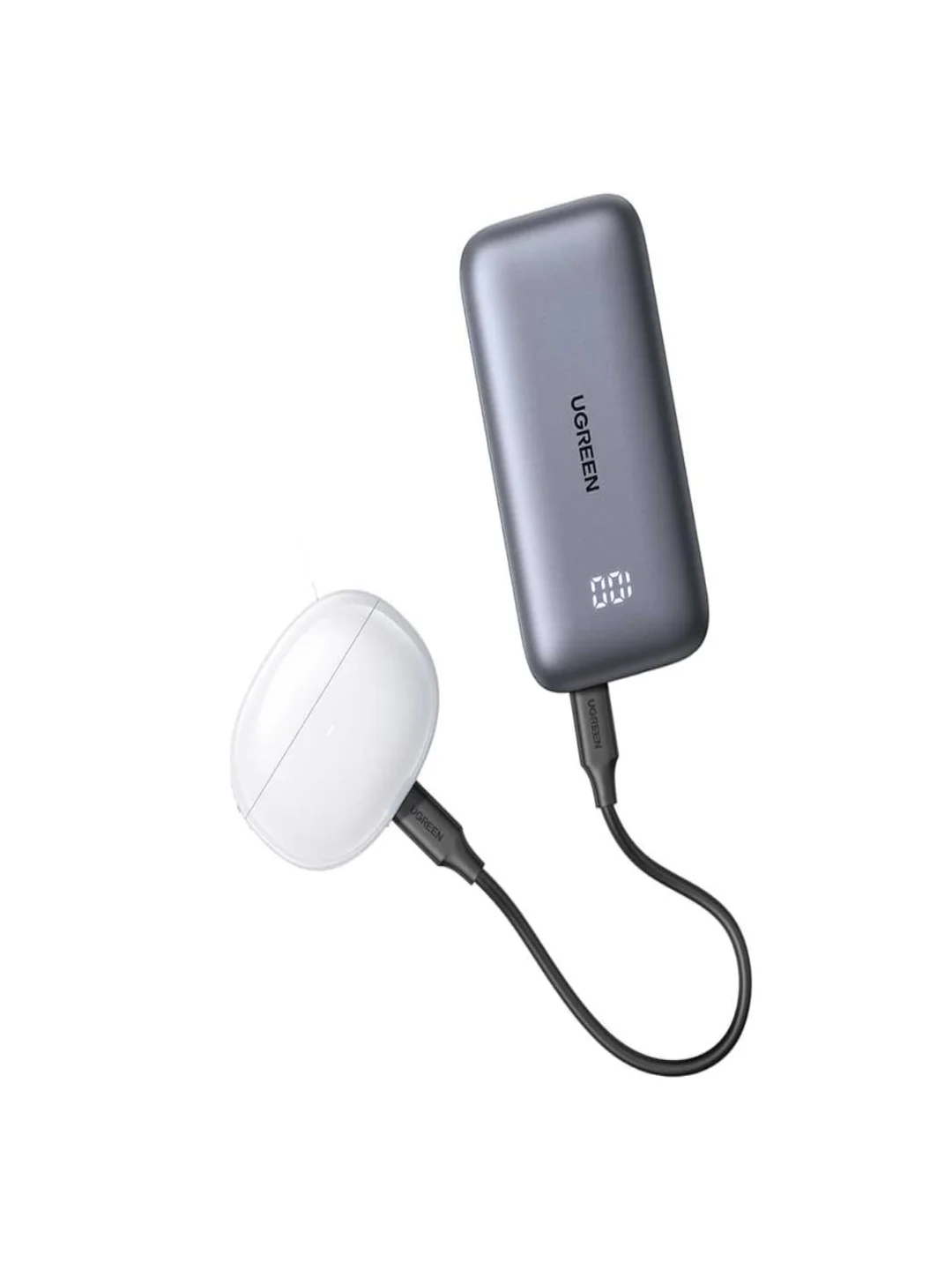 Внешний аккумулятор Ugreen PB502 (25185) 10000mAh MiniQuick Charging Grey