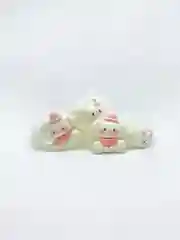 Белый резинки для волос