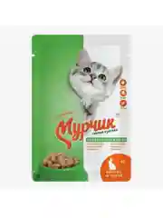 Консервированный корм Мурчик для кошек, кролик в соусе, 75 г