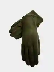 Хаки женские флисовые перчатки