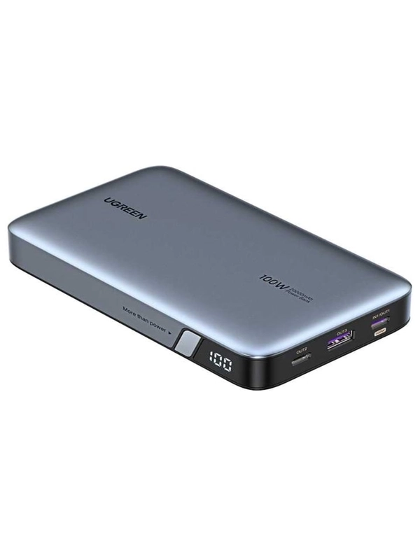 Внешний аккумулятор Ugreen PB720 (25188)  PD 100W Power Bank 20000mAh - Gray